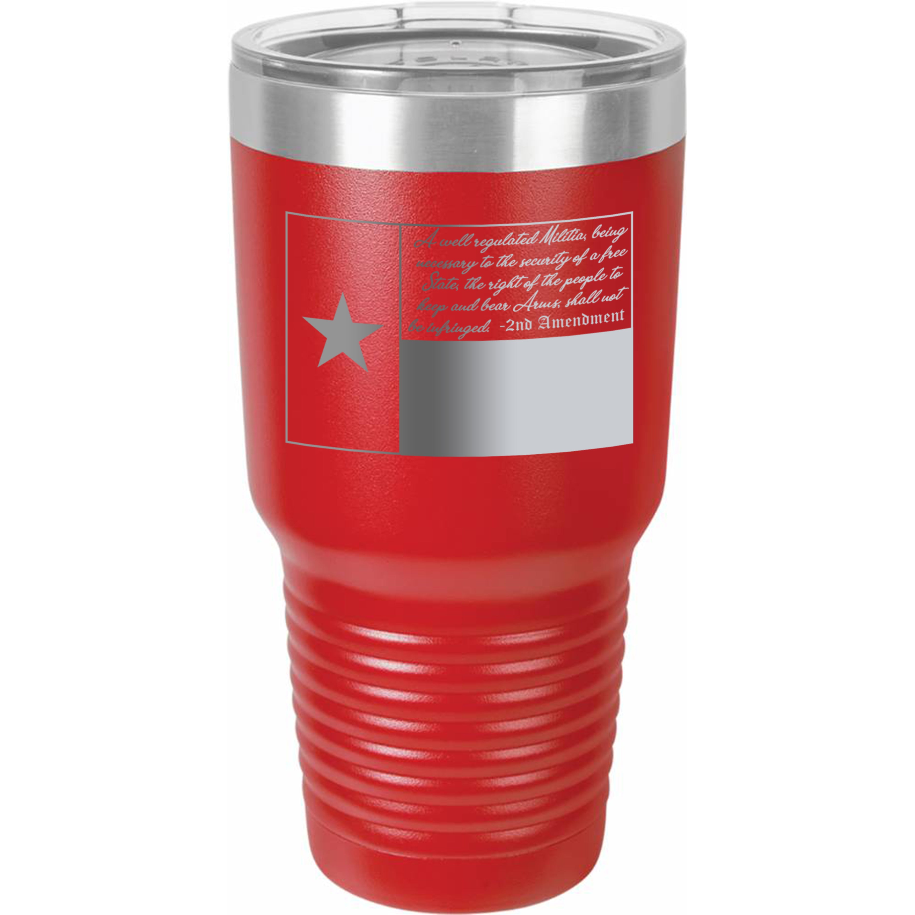 Cheap A** Tumblers Black Freedom 2nd Amendment Tumbler Stainless Steel 20oz